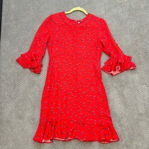 Diane von Furstenberg (DVF West) floral dress